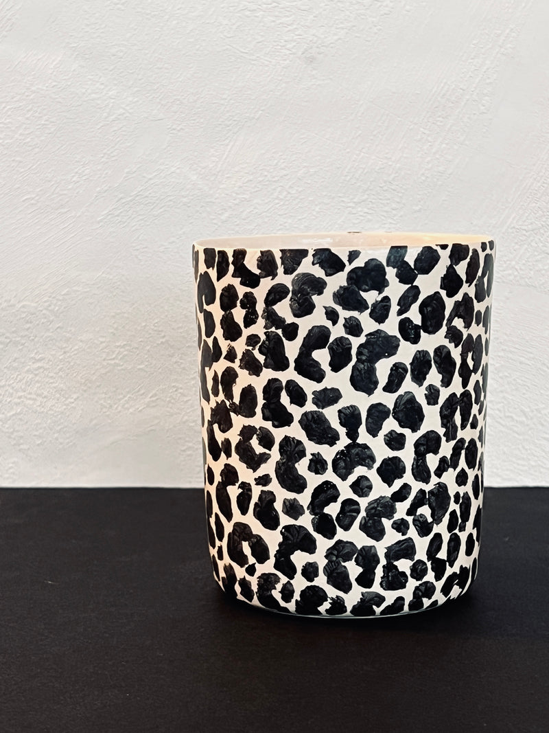 Mug XXL Leopard print medium-Three Seven Paris- Ceramic Plates, Platters, Bowls, Coffee Cups. Animal Designs, Zebra, Flamingo, Elephant. Graphic Designs and more.