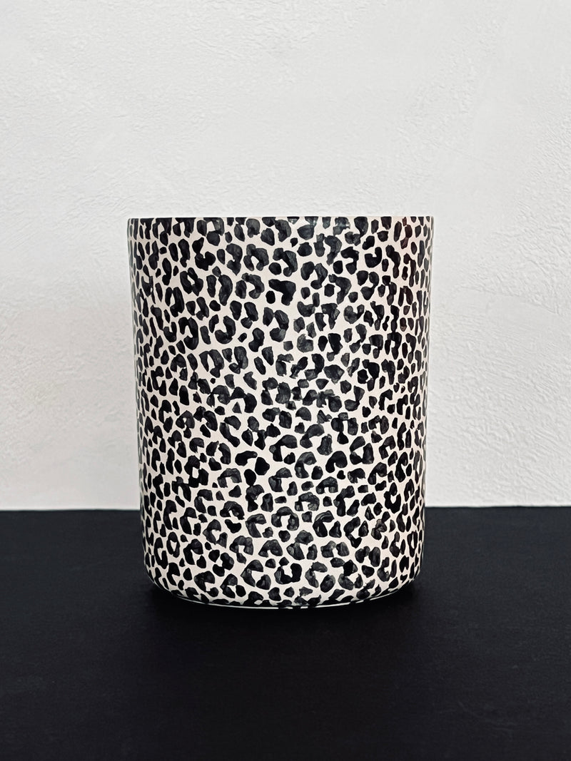 Mug XXL Leopard print small-Three Seven Paris- Ceramic Plates, Platters, Bowls, Coffee Cups. Animal Designs, Zebra, Flamingo, Elephant. Graphic Designs and more.