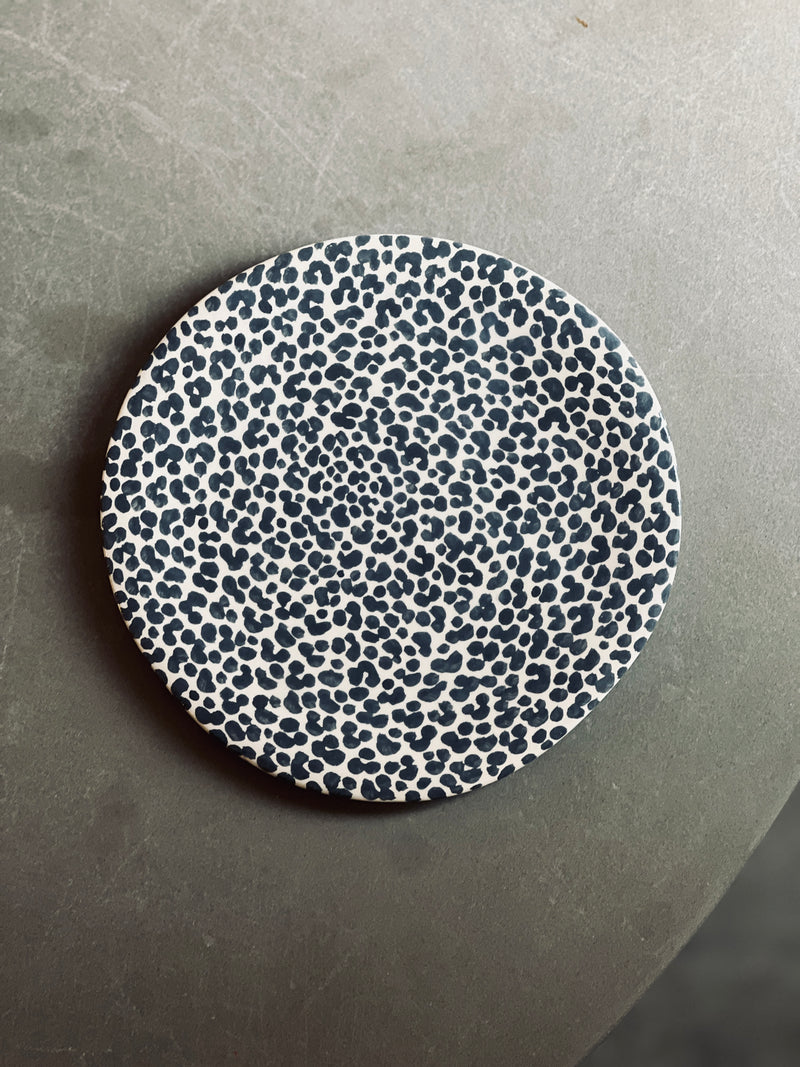 Assiette à dessert Leopard print Small-ASSIETTE À DESSERT-Three Seven Paris- Ceramic Plates, Platters, Bowls, Coffee Cups. Animal Designs, Zebra, Flamingo, Elephant. Graphic Designs and more.