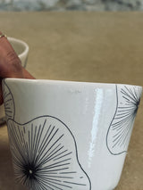 DS 8-TASSE À THÉ-Three Seven Paris- Ceramic Plates, Platters, Bowls, Coffee Cups. Animal Designs, Zebra, Flamingo, Elephant. Graphic Designs and more.