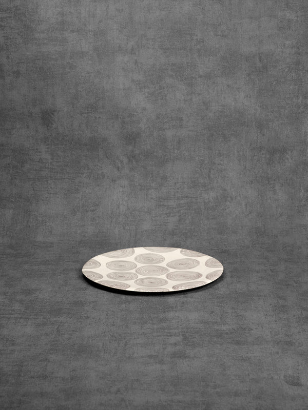 Assiette principale Cercle Medium-ASSIETTE PRINCIPALE-Three Seven Paris- Ceramic Plates, Platters, Bowls, Coffee Cups. Animal Designs, Zebra, Flamingo, Elephant. Graphic Designs and more.