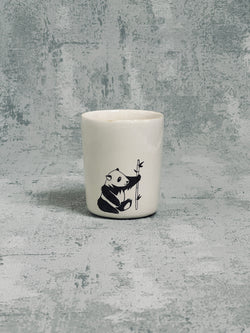 Grande timbale Panda Baby-GRANDE TIMBALE-Three Seven Paris- Ceramic Plates, Platters, Bowls, Coffee Cups. Animal Designs, Zebra, Flamingo, Elephant. Graphic Designs and more.
