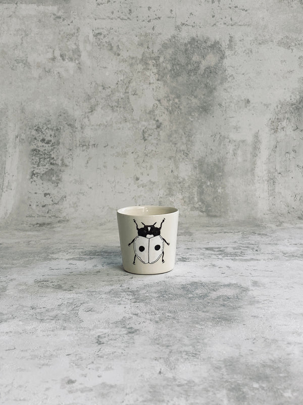 Photophore Ladybug-PHOTOPHORE-Three Seven Paris- Ceramic Plates, Platters, Bowls, Coffee Cups. Animal Designs, Zebra, Flamingo, Elephant. Graphic Designs and more.