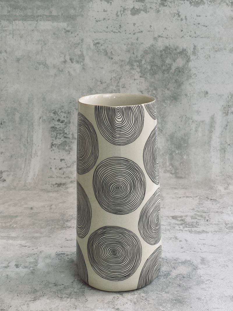 Pichet Cercle Medium-PICHET-Three Seven Paris- Ceramic Plates, Platters, Bowls, Coffee Cups. Animal Designs, Zebra, Flamingo, Elephant. Graphic Designs and more.