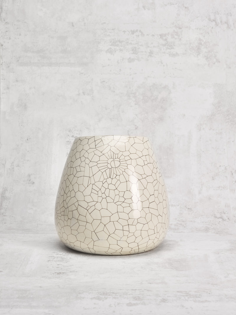 Vase XXL Dryness-VASE XXL-Three Seven Paris- Ceramic Plates, Platters, Bowls, Coffee Cups. Animal Designs, Zebra, Flamingo, Elephant. Graphic Designs and more.